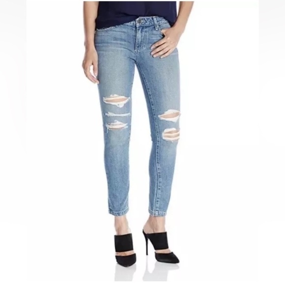 PAIGE Jimmy Jimmy Ankle Liza Destructed Size 26 Destroyed Jeans - Picture 3 of 9